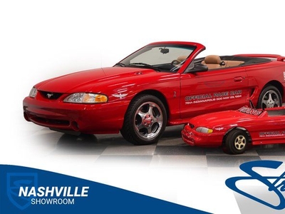 1994 Ford Mustang SVT Cobra Indy 500 PAC 1994 Ford Mustang SVT Cobra Indy 500 Pace Car Edition