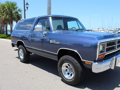 1988 Dodge Ramcharger LE