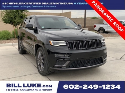 CERTIFIED PRE-OWNED 2020 JEEP GRAND CHEROKEE HIGH ALTITUDE WITH NAVIGATION & 4WD