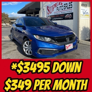 2019 Honda Civic LX 4dr Sedan CVT for sale in Modesto, CA