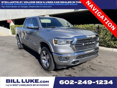 CERTIFIED PRE-OWNED 2021 RAM 1500 LARAMIE WITH NAVIGATION & 4WD