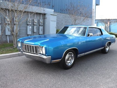 FOR SALE: 1972 Chevrolet Monte Carlo $28,495 USD