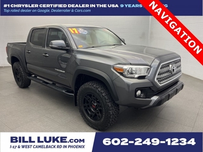 PRE-OWNED 2017 TOYOTA TACOMA TRD OFF-ROAD V6 WITH NAVIGATION & 4WD