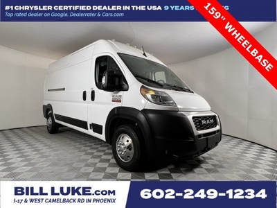 PRE-OWNED 2022 RAM PROMASTER 2500 HIGH ROOF 159 WB