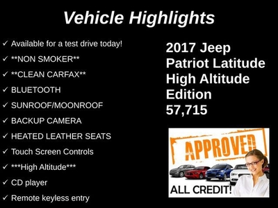 2017 Jeep Patriot High Altitude in Fort Wayne, IN
