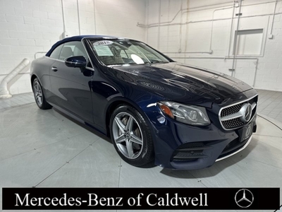 Certified 2018 Mercedes-Benz E 400 4MATIC Cabriolet for sale in WEST CALDWELL, NJ 07006: Convertible Details - 678529902 | Kelley Blue Book