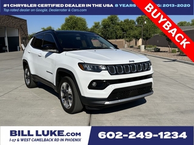 PRE-OWNED 2022 JEEP COMPASS LIMITED 4WD