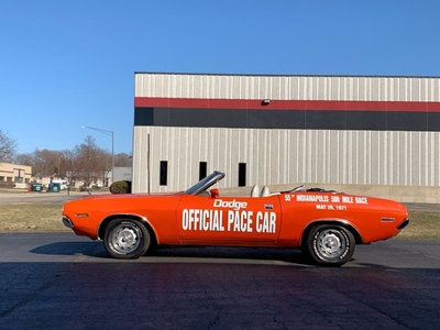1971 Dodge Challenger Super Rare Indy Pace Car!