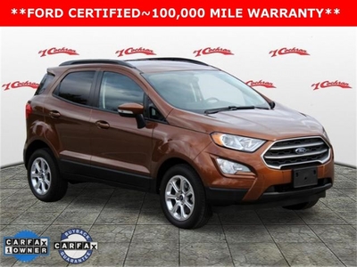 Used 2020 Ford EcoSport SE FWD