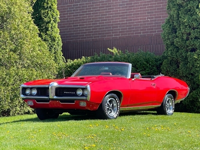 1969 Pontiac LE Mans Very Clean Bright Red GTO Looks