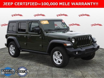 Certified Used 2021 Jeep Wrangler Unlimited Sport S 4WD