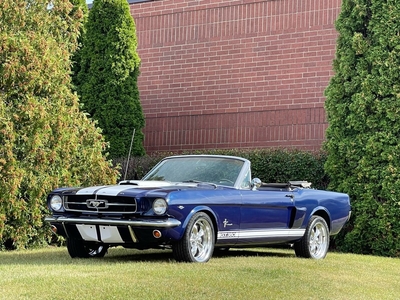 1965 Ford Mustang Shelby Blue GT350 Tribute Convertible For Sale