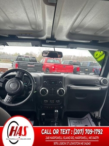 2018 Jeep Wrangler JK Unlimited Sahara 4x4 in Harpswell, ME