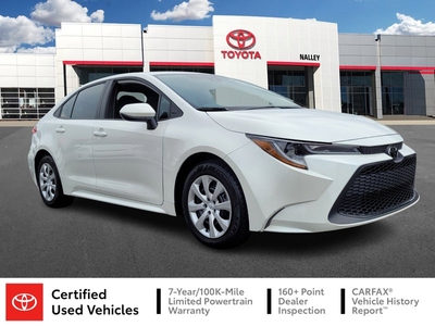 Certified 2020 Toyota Corolla LE