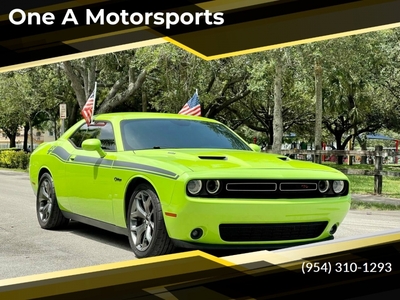 2015 Dodge Challenger R/T Plus 2dr Coupe for sale in Hollywood, FL