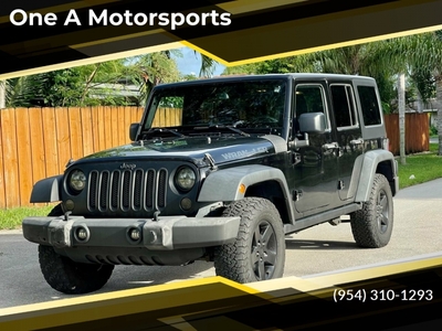 2017 Jeep Wrangler Unlimited Big Bear 4x4 4dr SUV for sale in Hollywood, FL