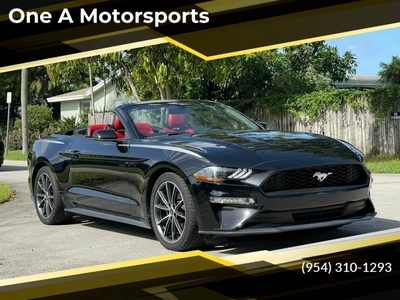 2019 Ford Mustang EcoBoost Premium 2dr Convertible for sale in Hollywood, FL