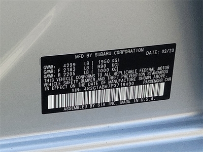 2023 Subaru Impreza in Washington, PA