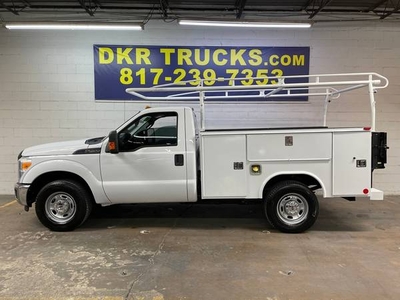 2016 Ford F-250 XL V8, 50K MILES, Reading Utility Bed W/TOP OPEN BINS $36,950