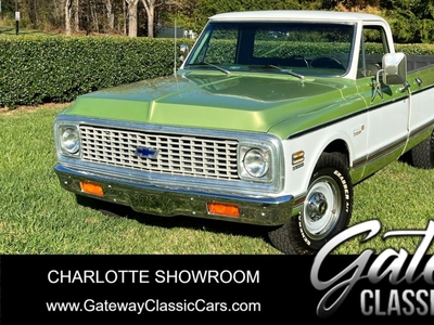 1972 Chevrolet Cheyenne Camper Special