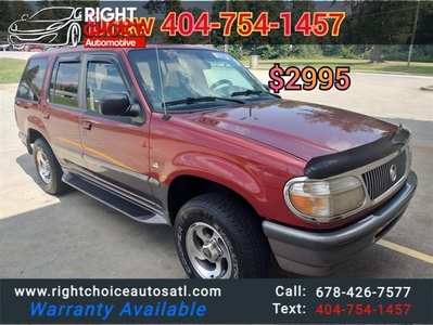 1997 Mercury Mountaineer AWD SPORT UTILITY 4-DR for sale in Marietta, Georgia, Georgia