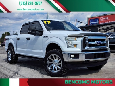 2017 Ford F-150 XLT 4x4 4dr SuperCrew 5.5 ft. SB for sale in El Paso, TX