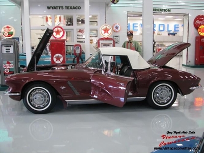 1962 Chevrolet Corvette Honduras Maroon 340HP 4 Speed For Sale