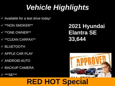 Find 2021 Hyundai Elantra SE for sale