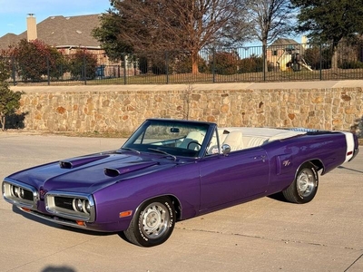 1970 Dodge Coronet RT 440 Magnum V8 Plum Crazy Convertible for sale in Frederick, Maryland, Maryland
