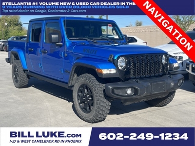 CERTIFIED PRE-OWNED 2021 JEEP GLADIATOR SPORT WITH NAVIGATION & 4WD