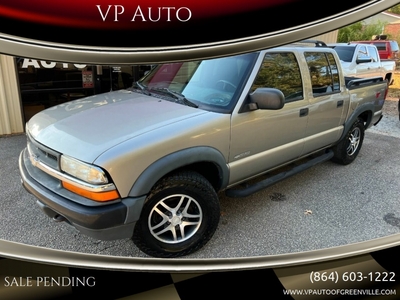 2003 Chevrolet S-10 LS 4dr Crew Cab 4WD SB for sale in Greenville, SC