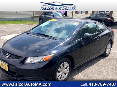 2012 Honda Civic LX Coupe 5-Speed MT for sale in Agawam, MA