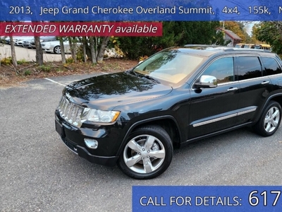 2013 Jeep Grand Cherokee Overland Summit 4x4 4dr SUV for sale in Stow, MA