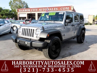 2016 Jeep Wrangler Unlimited 4WD 4dr Rubicon for sale in Melbourne, FL