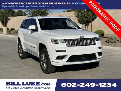CERTIFIED PRE-OWNED 2019 JEEP GRAND CHEROKEE SUMMIT WITH NAVIGATION & 4WD