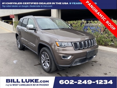 PRE-OWNED 2021 JEEP GRAND CHEROKEE LIMITED WITH NAVIGATION & 4WD