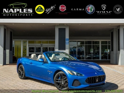2018 Maserati Granturismo Convertible For Sale
