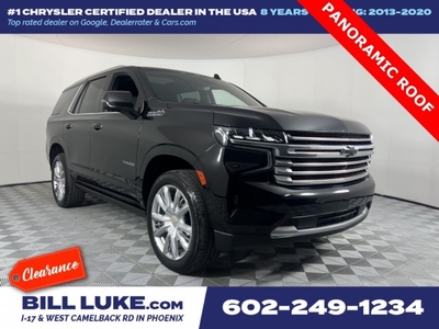 PRE-OWNED 2021 CHEVROLET TAHOE HIGH COUNTRY WITH NAVIGATION & 4WD