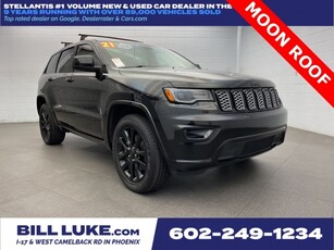 CERTIFIED PRE-OWNED 2021 JEEP GRAND CHEROKEE LAREDO X WITH NAVIGATION & 4WD