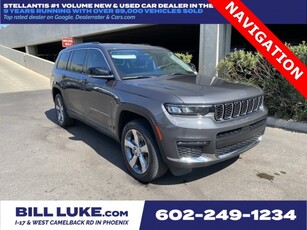PRE-OWNED 2022 JEEP GRAND CHEROKEE L LIMITED WITH NAVIGATION & 4WD