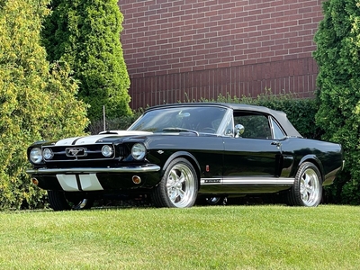 1965 Ford Mustang Convertible Hard 2 Find Triple Black GT350 Tribute