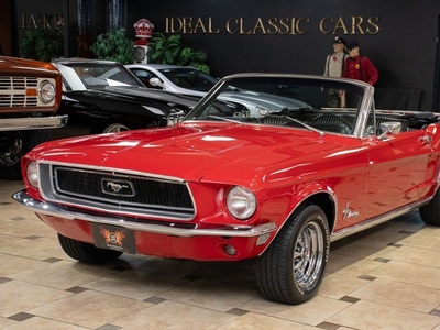 1968 Ford Mustang Convertible - 4-BBL 30 1968 Ford Mustang Convertible - J-CODE 4-BBL 302C.I. V8