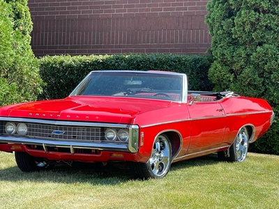 1969 Chevrolet Impala Nice Bright Red Convertible