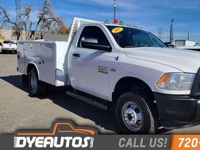 2017 Ram 3500 Chassis Cab Utility 4x4 $35,999