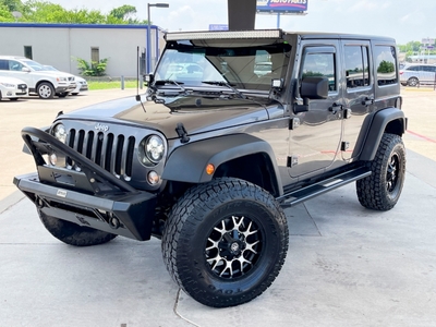 2016 Jeep Wrangler Unlimited 4WD 4dr Rubicon for sale in Fort Worth, TX