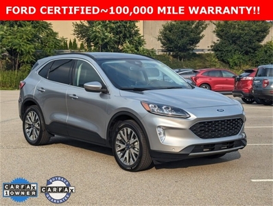 Certified Used 2022 Ford Escape Titanium AWD With Navigation
