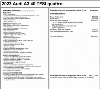 Certified Used 2023 Audi A3 40 Premium quattro