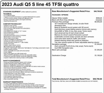 Certified Used 2023 Audi Q5 45 S line Premium Plus quattro