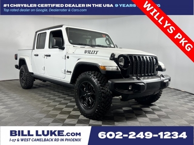 CERTIFIED PRE-OWNED 2022 JEEP GLADIATOR SPORT WILLYS 4WD