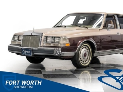 FOR SALE: 1986 Lincoln Continental $11,995 USD